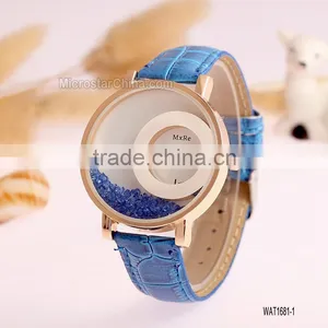 Elegant Factory Price Green Quicksand Watch thumbnail-2