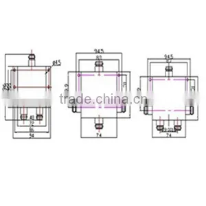 Micro Strip Power Divider -2 Way/ 3way/ 4way High Power Splitter/Distributer thumbnail-6