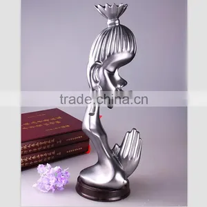 Africa Lady Praying Statue Praying Gifts & Crafts Praying Ornaments thumbnail-1