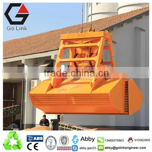 25T Single Rope Wireless Remote Control Clamshell Grab Bucket Leak-proof Grabs Grain Grapple for Deck Crane thumbnail-3