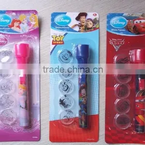 Plastic Children Logo Led Projector Flashlight thumbnail-1