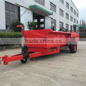2 Wheel Tractor Trailed Fertilizer Spreader Lime Spreader Truck Manure Spreaders for Sale thumbnail-2