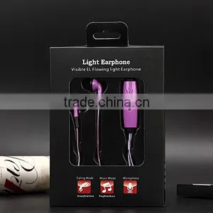 3.5mm LED Earphones For Mobile Phones Music Cell Phones Headphones thumbnail-5