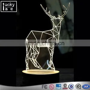 Multicoloured 3D LED Night Light,Acrylic 3D Acrylic Lamps thumbnail-1