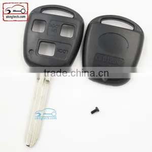 High Quatity Toyota Remote Key Shell 2 Button Car Key Toyota With Toy 43 Blank With Silver Logo Romote Key Shell thumbnail-2