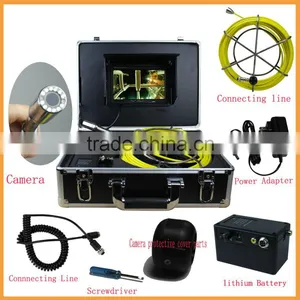 2016 Latest Product! Made in China 200m Pipe Inspection Robot Camera With PTZ Camera Head thumbnail-1