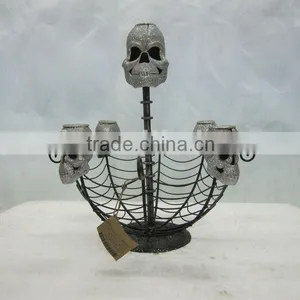 Halloween Skull Candle Holder for Led Candle thumbnail-1