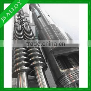 PVC Extruder Screw Design and Cylinder/Conical Twin Screw Barrel for Extrusion Line thumbnail-1