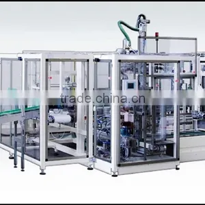 Auto Case Packer for Snack Food, Pick and Place Bag in Box Machine. thumbnail-1