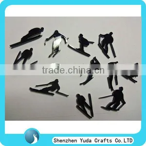Manufacturing 3D Acrylic Skiing Shape Die Cut Acrylic Felt Shapes thumbnail-1