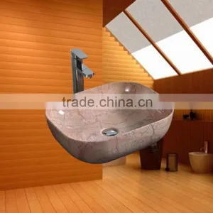 New Arrival Bathroom Porcelain Simple Style Fancy Bathroom Sinks thumbnail-5