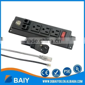 High Quality Hot Sale 3 Meter Plug Wire Conference Table Power Outlets Plugs thumbnail-4