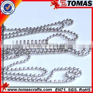 Guangzhou Custom 925 Silver Ball Chain Manufacturer thumbnail-1
