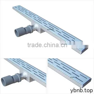 New Polished 45mm 304 Stainless Steel Bathroom Floor Linear Shower Drain thumbnail-1
