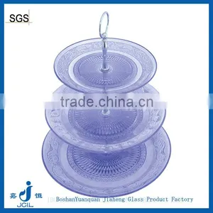 China Plant Wholesale Glass Plat Set for Fruit thumbnail-1