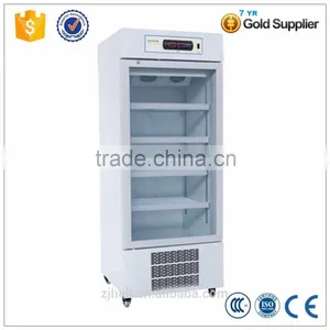 Factory 360L Medical Pharmacy Refrigerator With Heat Reflective Glass Door for Sales thumbnail-2