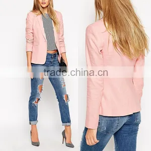 Wholesale Business Suits Lady Formal Fashion New Pink Office Work Blazer Woman thumbnail-1