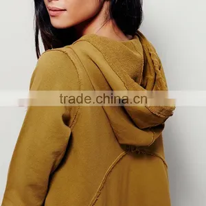 Wholesale Factory Autumn Casual a Line Long Pullover Woman Hoodies thumbnail-5