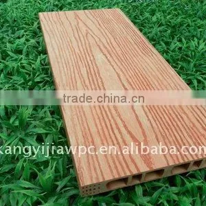 Wood Grain Wpc Outdoor Wall Panel thumbnail-1