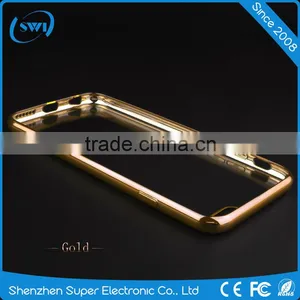Plating Electroplating Clear Crystal TPU Soft Phone Case Cover for i Phone 6 6G Case thumbnail-3