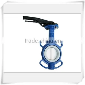 PN16 Rubber Disc DIN Type Butterfly Valve thumbnail-1