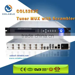 TS Multiplexer Scrambler, Two Separate Gigabit IP Outputs 6 Tuner+2 ASI Input or 8 ASI Input 4 CA thumbnail-1