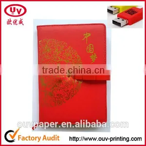 2016 a5 pu Leather Notebook in Gift Set With USB thumbnail-2