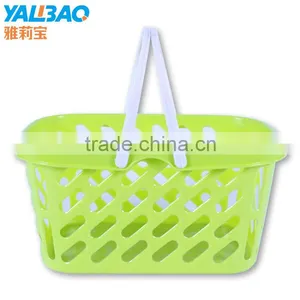 Hot Selling Cheap Plastic Shopping Basket With Handle thumbnail-5
