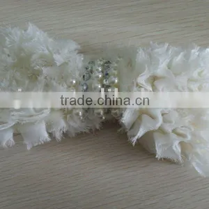 Brooch Ivory Flower for Footwear/clothing/ Hair Accessory thumbnail-1