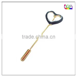 Custom Blue Heart Long Brooch thumbnail-1