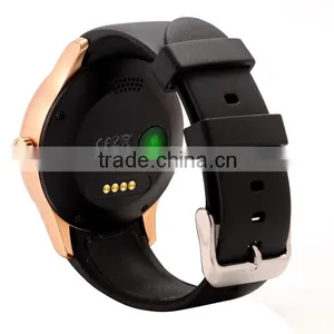 K88S Heart Rate Watch 2016 Newest Round Screen MTK2502C Smart Watch Water Resistant thumbnail-3