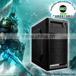 Black Edition ATX Mid Tower PC Gaming Chassis HDD Trays USB Case thumbnail-1