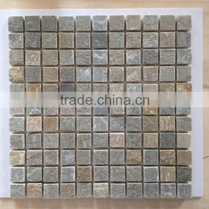 Natural Slate Garden Mosaic Tile Flooring thumbnail-3