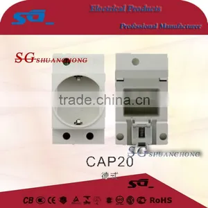 Din Rail Mounted Power Socket 10A 230V AC thumbnail-3