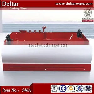 Modern Colored Bathtubs, Style Unique Bathtubs With LED Light, Triangle Type Massage Bathtub thumbnail-4