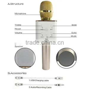 Home Ktv Karaoke Player Conference Microphone Q7 thumbnail-6