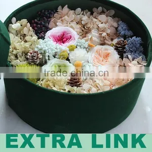 China Supplier Trade Assurance Cylinder Shaped Paper Flower Box thumbnail-4