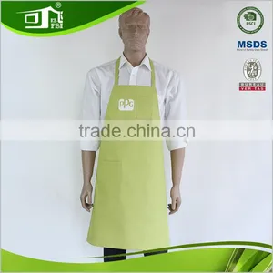 100% Polyester WaterProof PU Coating Practical Kitchen Aprons With Pocket thumbnail-2
