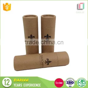 China Manufacturers High End Hot Stamping Black Round Tube Box With Lids thumbnail-4