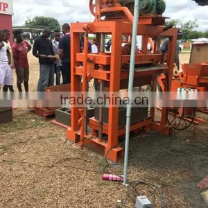 Brick Making Machine Price QTJ4-40 New Style Block Moulding Machine for Sale thumbnail-3
