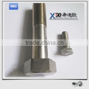 Alloy 601/2.4851 Alloy 625 / 2.4856 . Alloy600 / 2.4816 Din931 Hex Bolt & Nut thumbnail-2