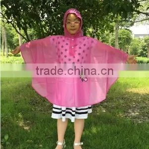 High Quality Lovely Cheap PVC Kids Rainwear thumbnail-4