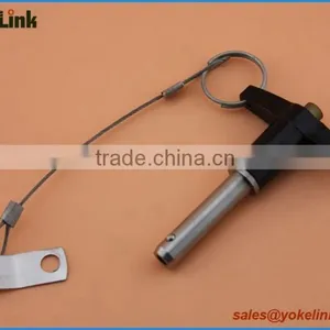 Black Aluminum Handle Quick Release Pin Ball Lock Pin thumbnail-3