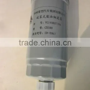 Fuel Filter for CNHTC HOWO Truck, Filter Element VG14080739A, GX180, Truck Parts thumbnail-1