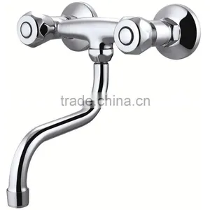 Classic Style Dual Handle Kitchen Faucet thumbnail-1