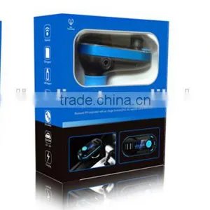 New Design Dual Usb Wireless Bluetooth Car FM Transmitter MP3 Player Car Kit Charger for IPhone6 Samsung thumbnail-6