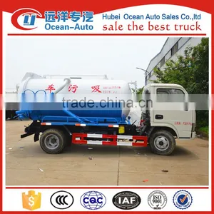 Dongfeng 4 Cubic Meter Mini Sewage Tanker Truck for Sale thumbnail-2