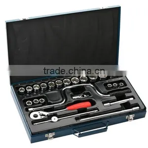 24 Pcs of 1/2" Series Metric Socket Set thumbnail-1