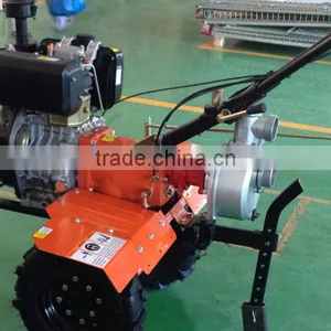9hp Reliable and Durable Diesel Hand Rotavator With Longer Work Wet Friction. thumbnail-2