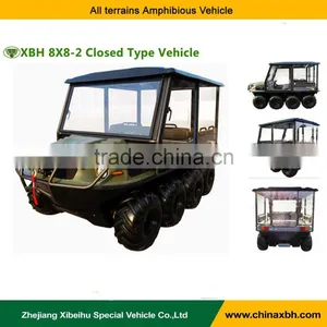 XBH 8X8-2 Closed Type Vehicle 800cc 8 Wheel Rainning Proof go Any Way All-Terrain ATV thumbnail-1